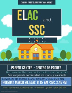 ELAC/SSC flyer